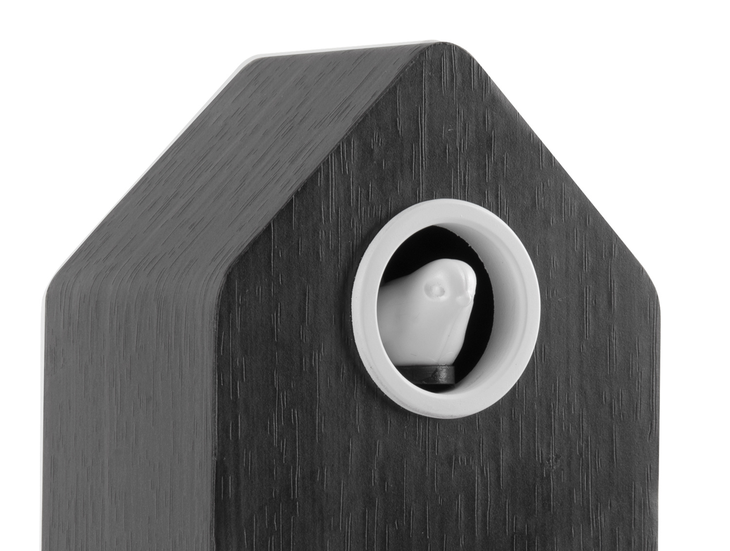 Karlsson - Wekker Cuckoo LED - Zwart hout