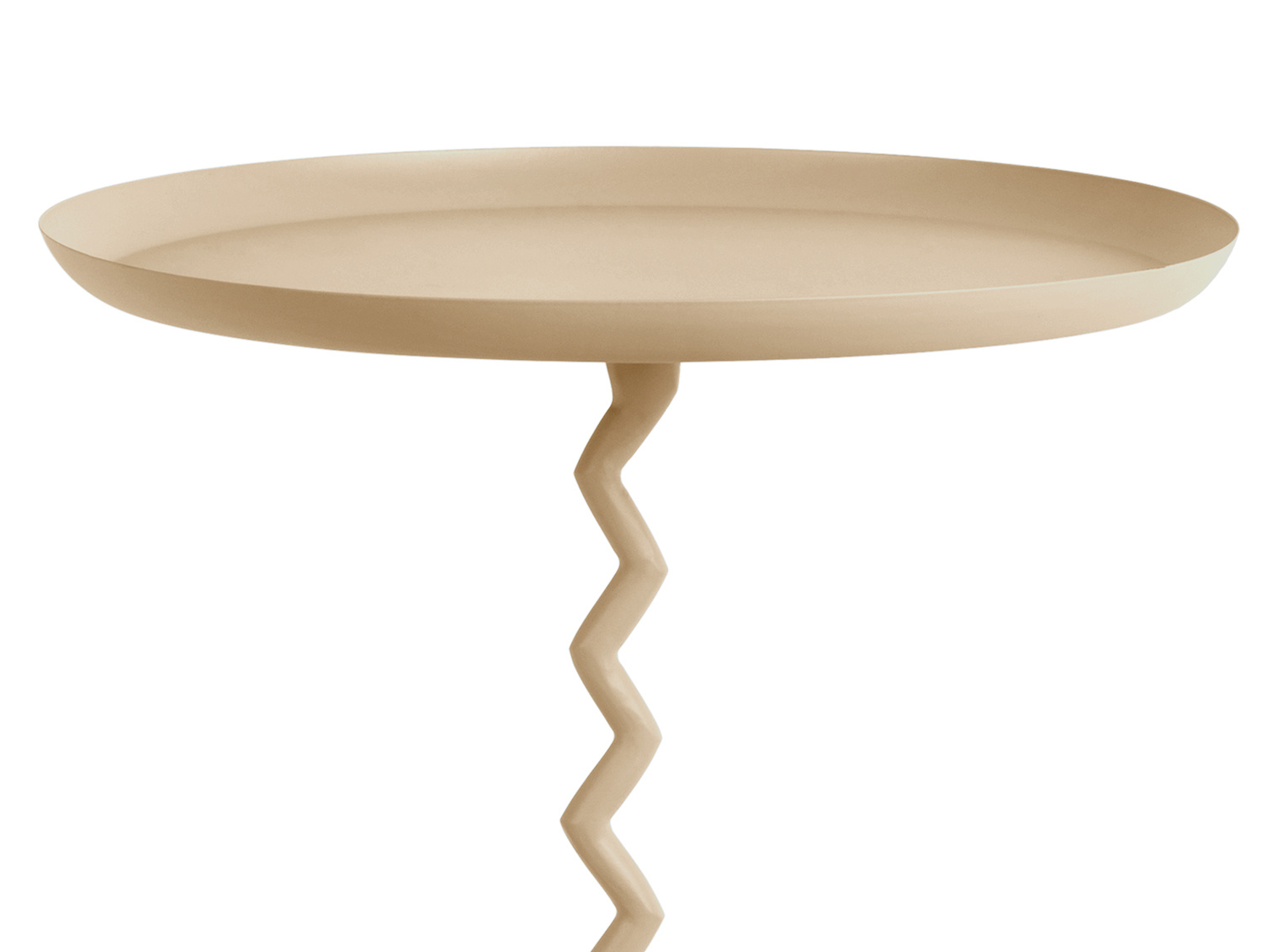 Leitmotiv - Bijzettafel Zig Zag Large - Zachtbruin
