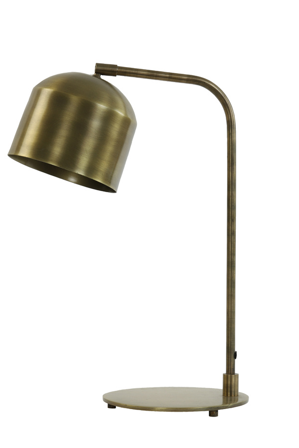 Light & Living - Bureaulamp ALESO - 32x20x48cm - Brons