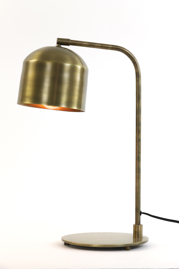 Light & Living - Bureaulamp ALESO - 32x20x48cm - Brons