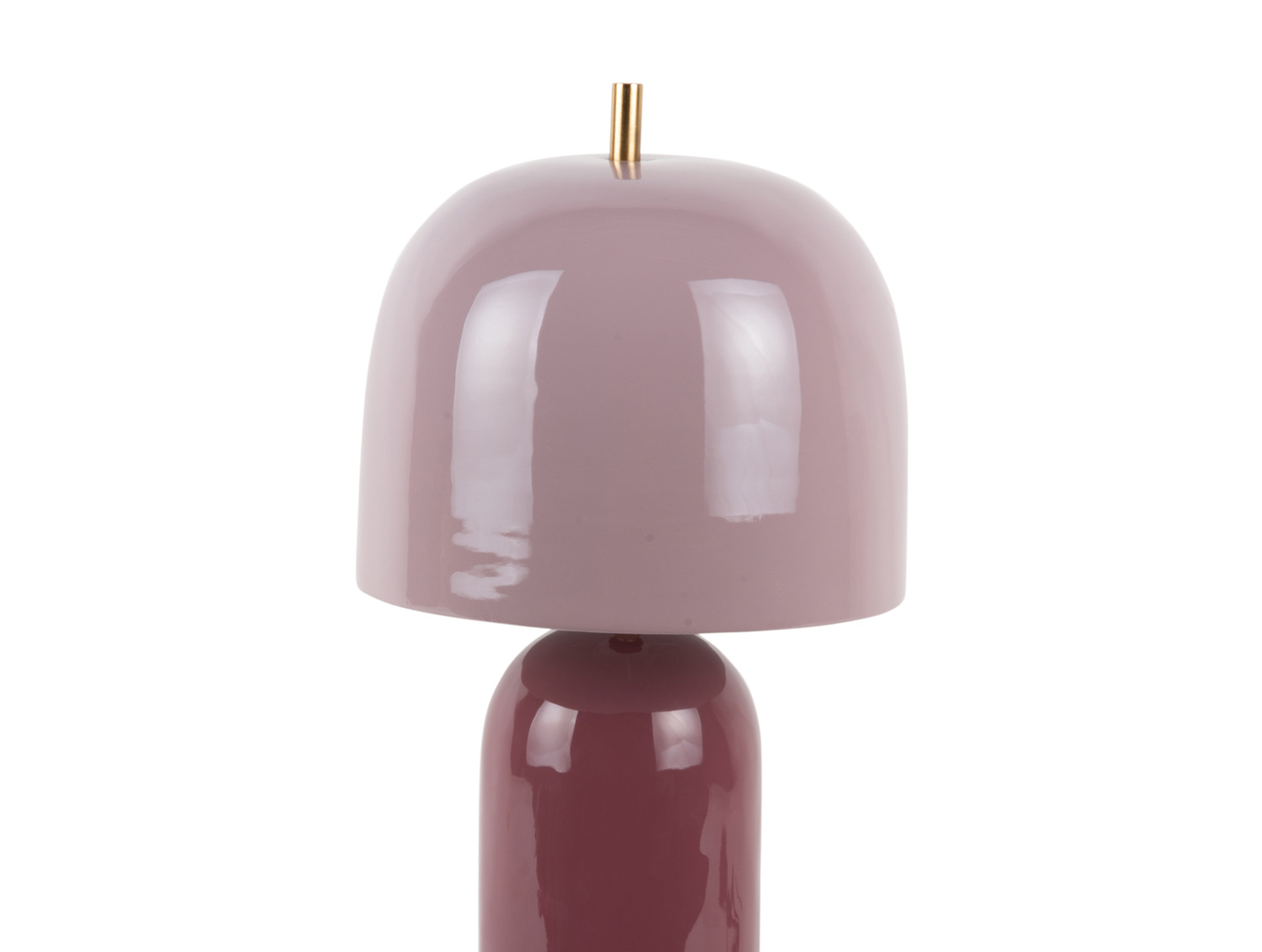 Leitmotiv - Tafellamp Rico - Dark mauve & soft lavender