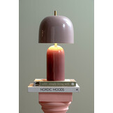 Leitmotiv - Tafellamp Rico - Dark mauve & soft lavender