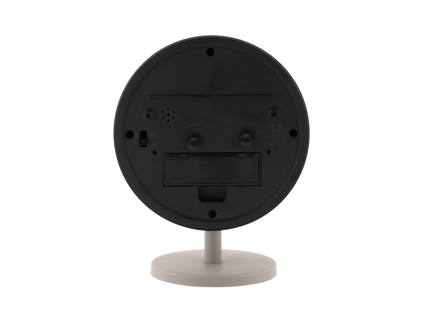 Karlsson - Wekker Brisk Dome - Donkergrijs