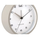 Karlsson - Wekker Brisk Dome - Donkergrijs