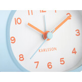 Karlsson - Wekker Cheeky Oval - Zachtblauw