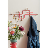 Present Time - Coat Rack Metro - Scarlet red