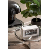 Karlsson - Wand/Tafelklok Retro Boxed Flip - Wit