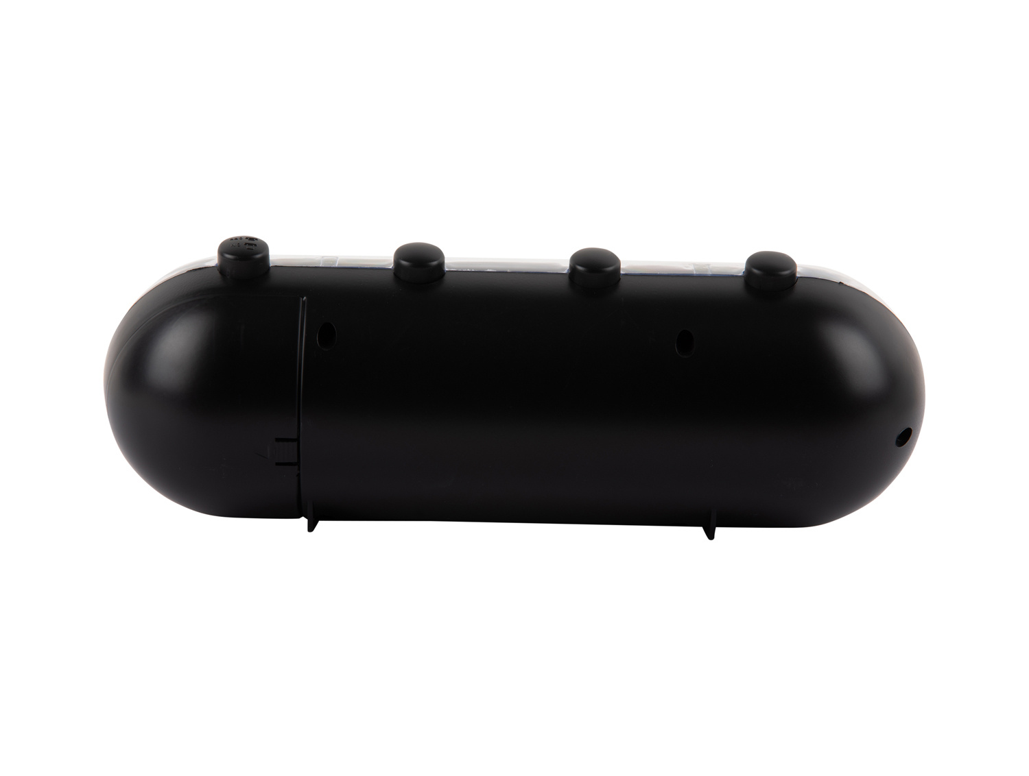 Karlsson - Wekker Retro Tube Calendar Flip - Zwart