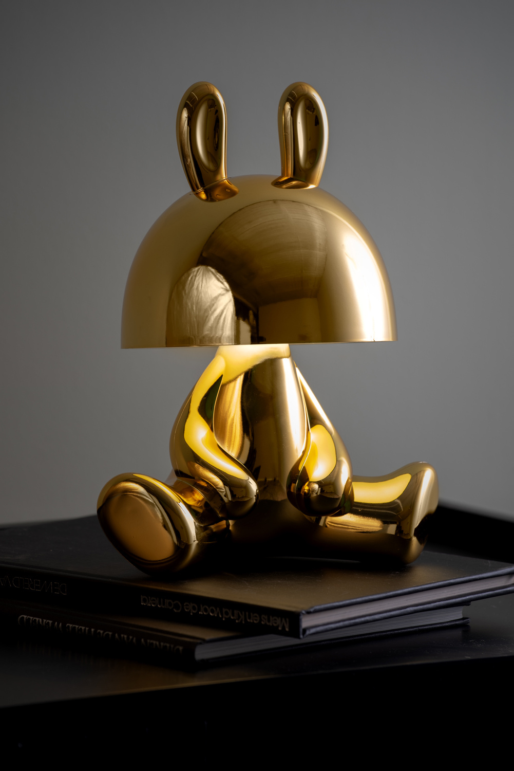Leitmotiv - Tafellamp Bunny LED w. Bluetooth Speaker - Verguld