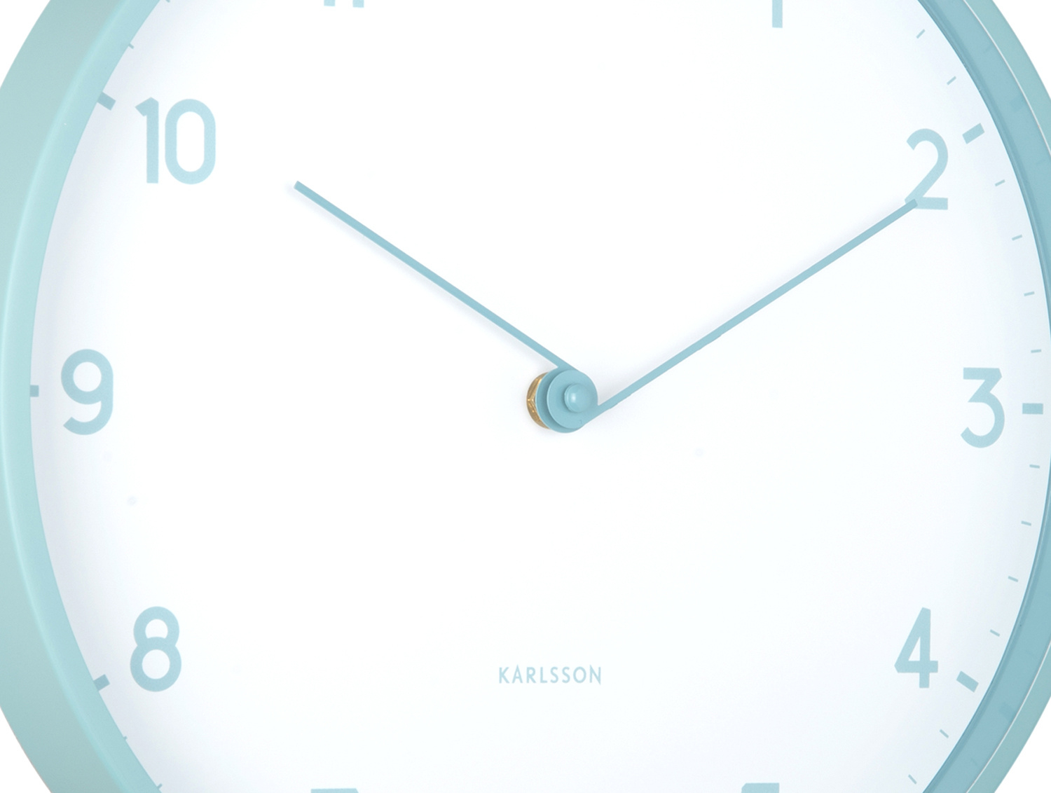 Karlsson - Wandklok Sencillez - Mistige blauw- Ø30cm