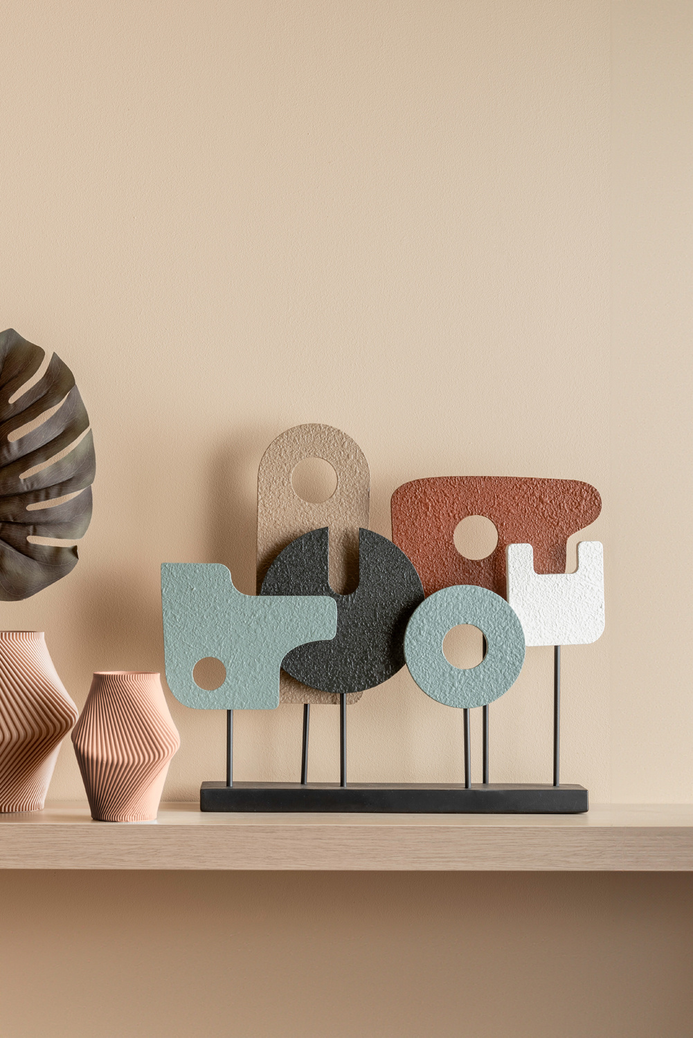 Present Time - Beeld Abstract Art Large - Multicolor