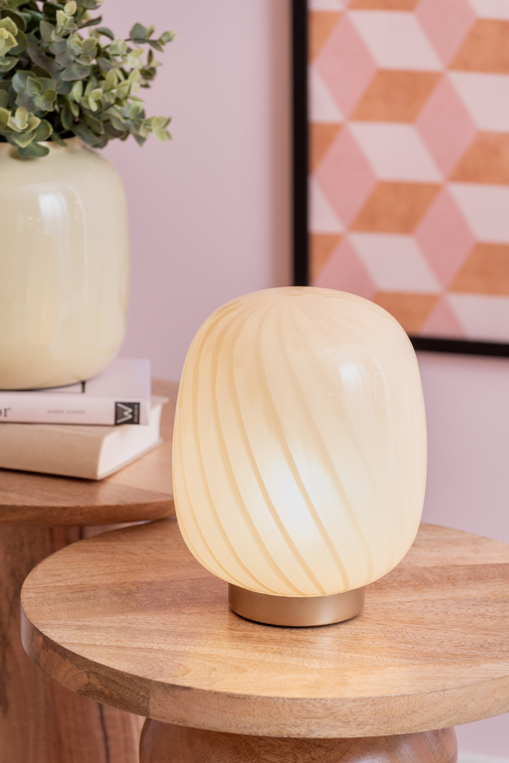 Leitmotiv - Tafellamp Summer Globe - Zachtgeel