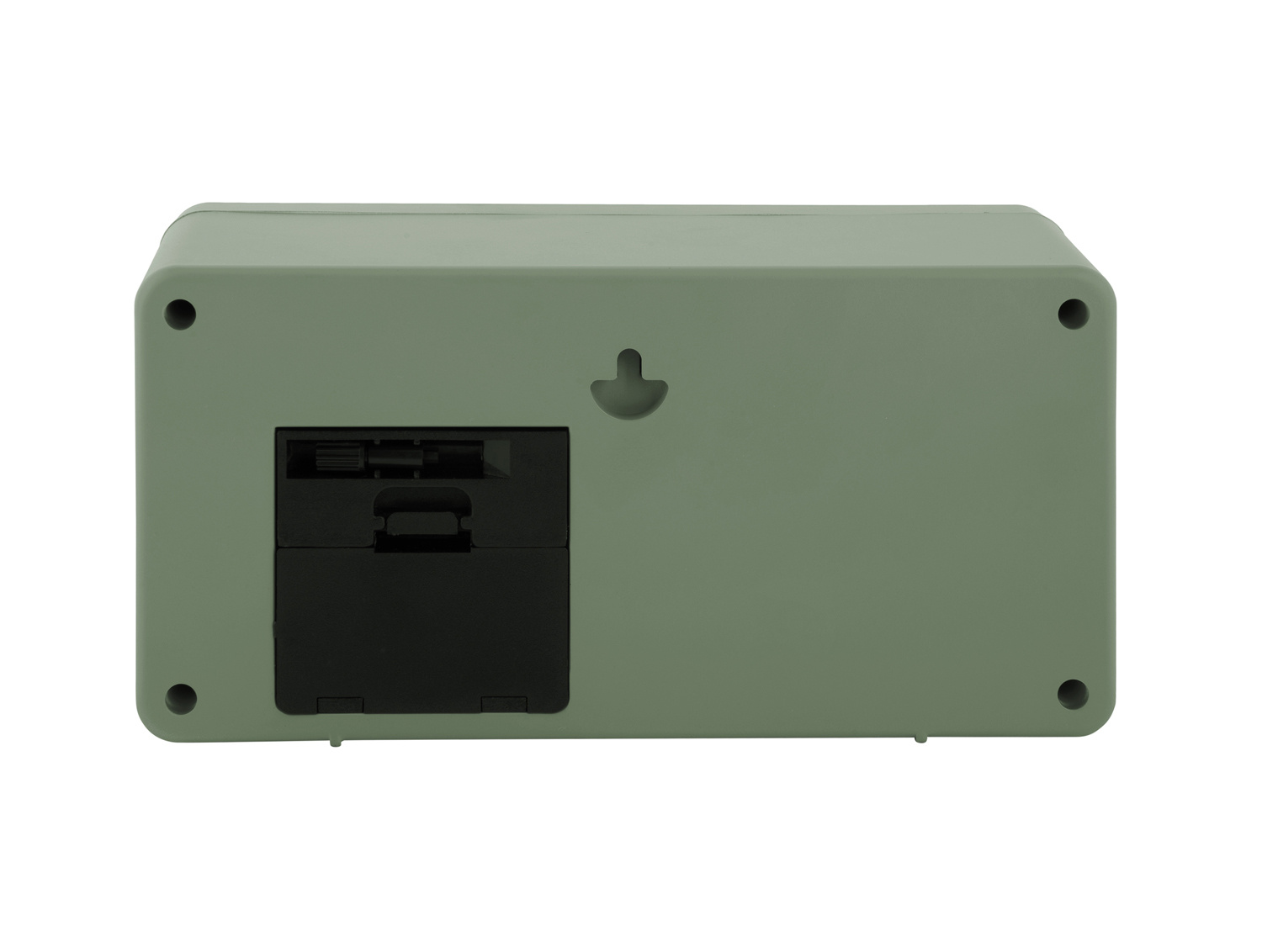 Karlsson - Wand/Tafelklok Retro Boxed Flip - Jungle groen