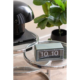 Karlsson - Wand/Tafelklok Retro Boxed Flip - Jungle groen