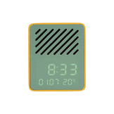 Karlsson - Wekker Funky Vibes Blue Tooth Speaker - Bright yellow & green