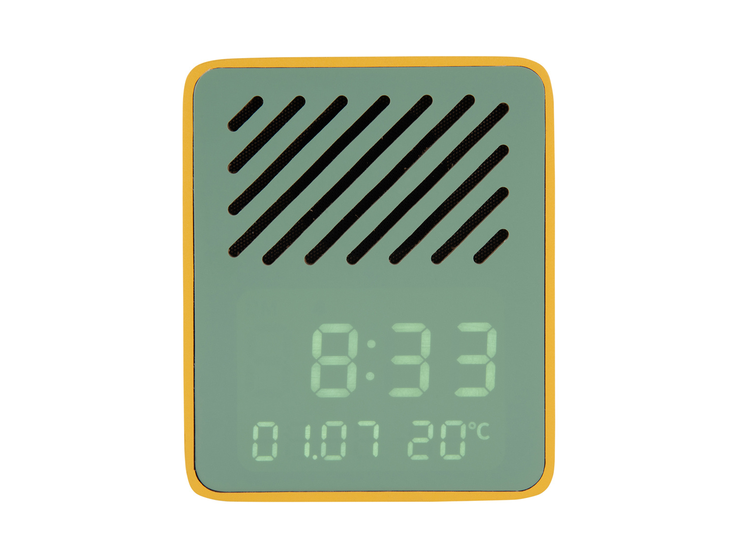 Karlsson - Wekker Funky Vibes Blue Tooth Speaker - Bright yellow & green