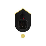 Karlsson - Wandklok Grato Cuckoo - Ochre yellow & soft yellow