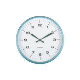 Karlsson - Wandklok Modern Factory - Misty blue & jungle green- Ø30cm