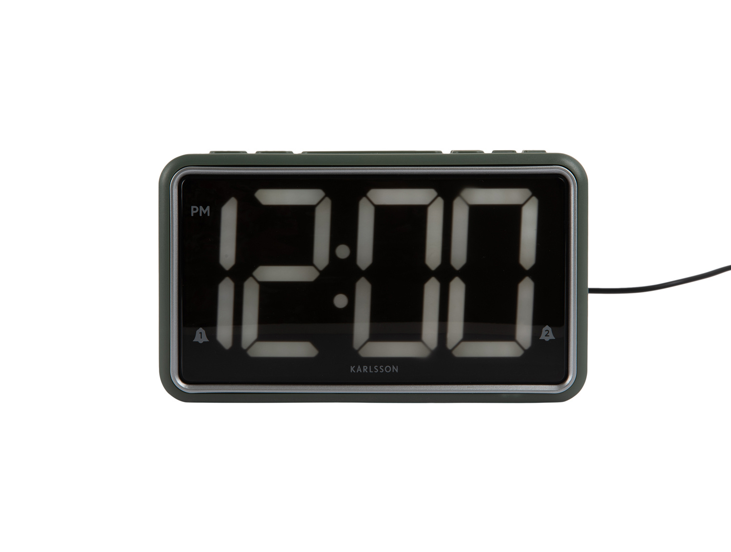 Karlsson - Wekker New Retro - Jungle groen