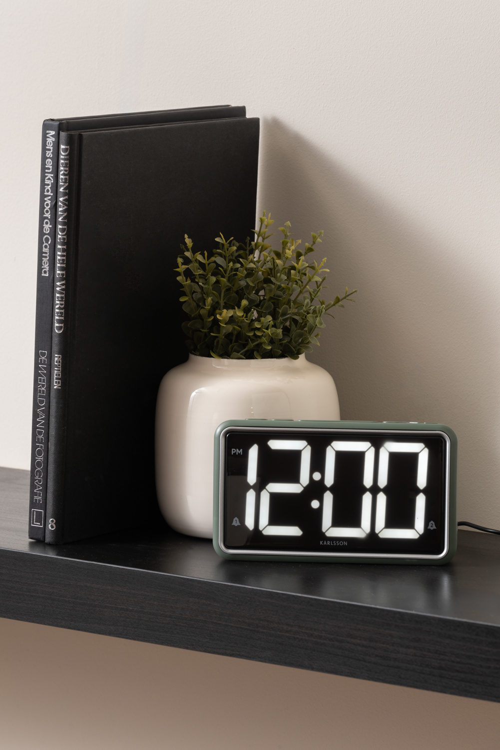 Karlsson - Wekker New Retro - Jungle groen