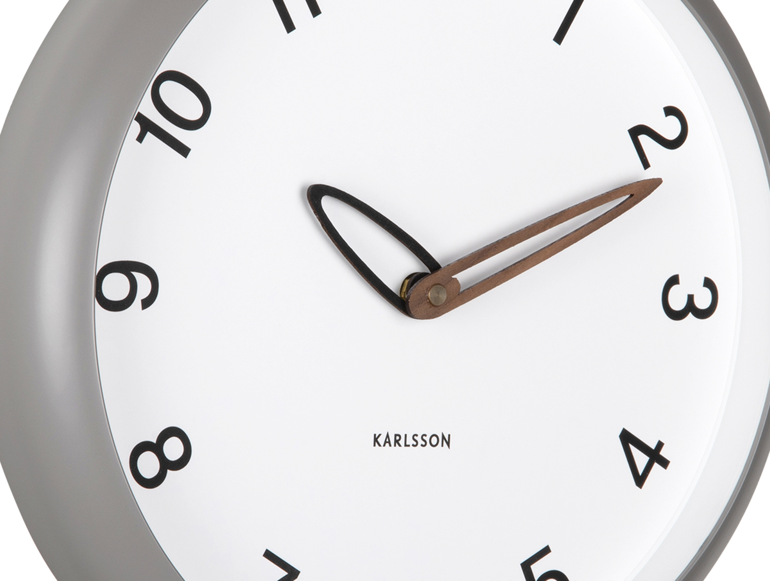 Karlsson - Wandklok Bella - Donkergrijs