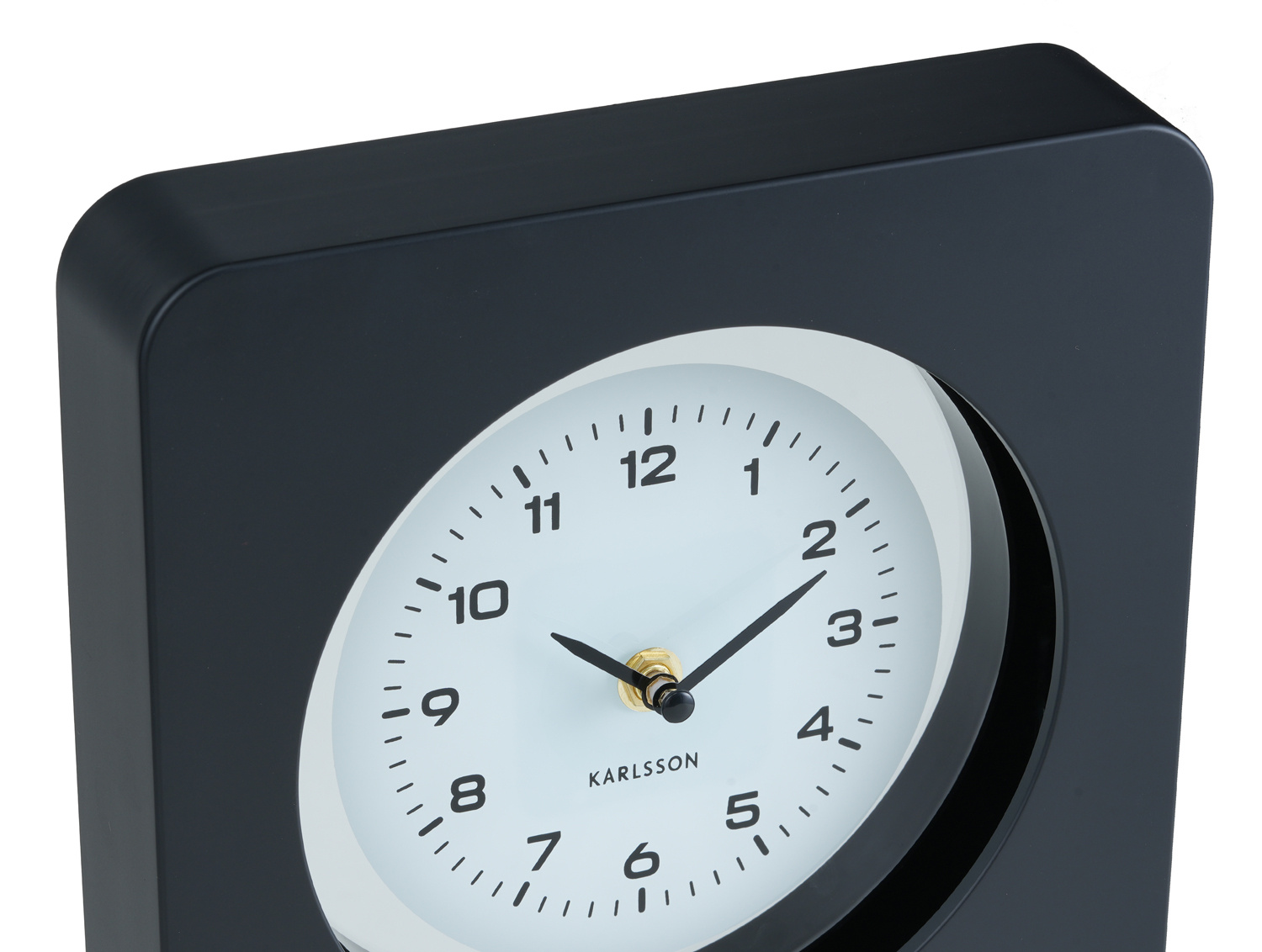 Karlsson - Wandklok New Vintage - Zwart- Ø22cm