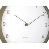 Karlsson - Wandklok Sencillez - Army green- Ø30cm