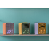 Karlsson - Wekker Funky Vibes Blue Tooth Speaker - Purple & yellow