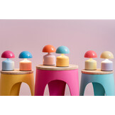 Leitmotiv - Tafellamp Funky Impetu LED - Soft purple & bright yellow