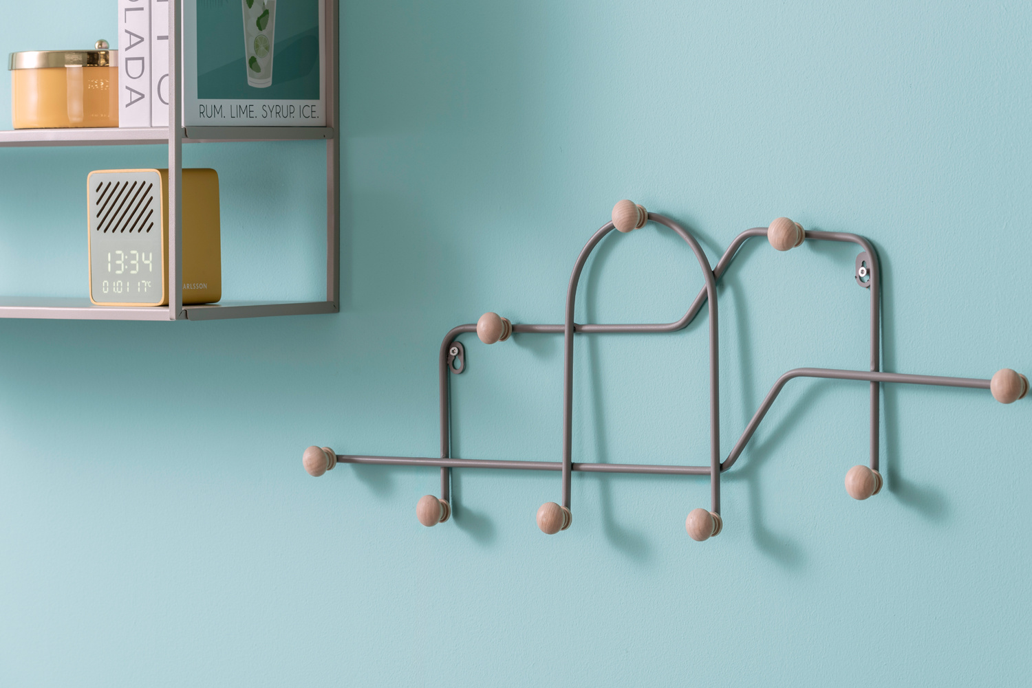 Present Time - Coat Rack Maze - Cool grey