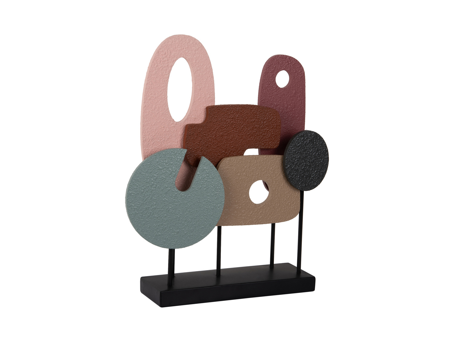 Present Time - Beeld Abstract Art Medium - Multicolor