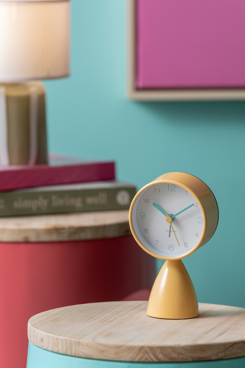 Karlsson - Wekker Funky Vibes - Heldergeel