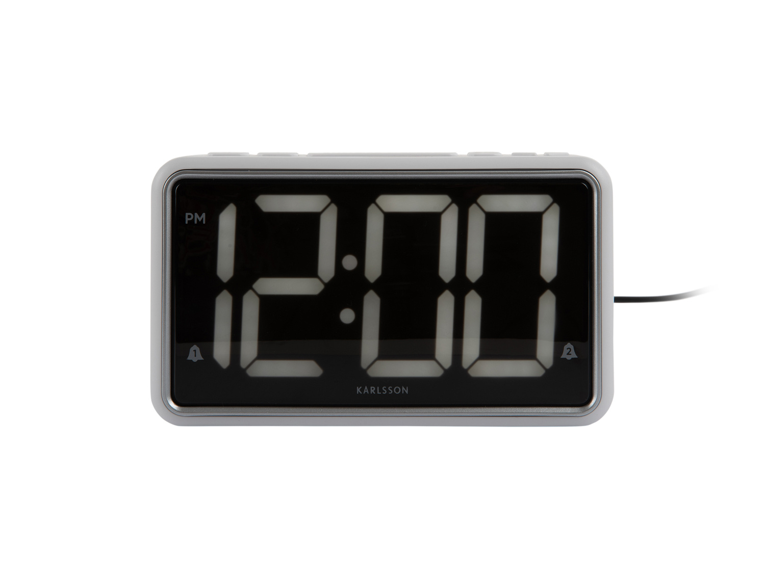 Karlsson - Wekker New Retro - Wit