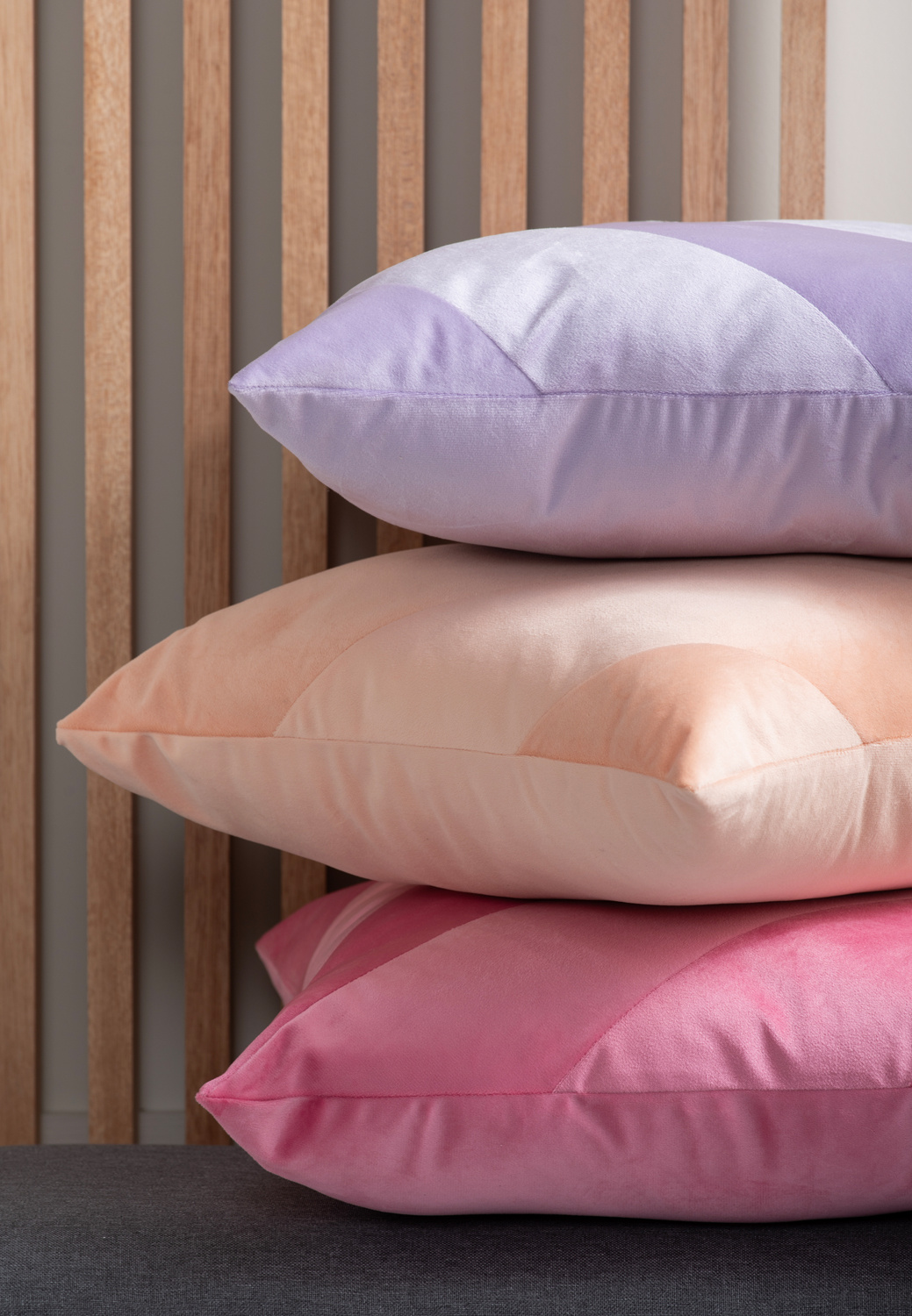 Present Time - Sierkussen Tono Vierkant - Peach orange