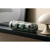 Karlsson - Wandklok Tube Flip - Jungle groen