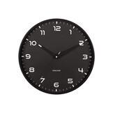 Karlsson - Wandklok Orgullo - Zwart- Ø40cm