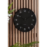 Karlsson - Wandklok Orgullo - Zwart- Ø40cm
