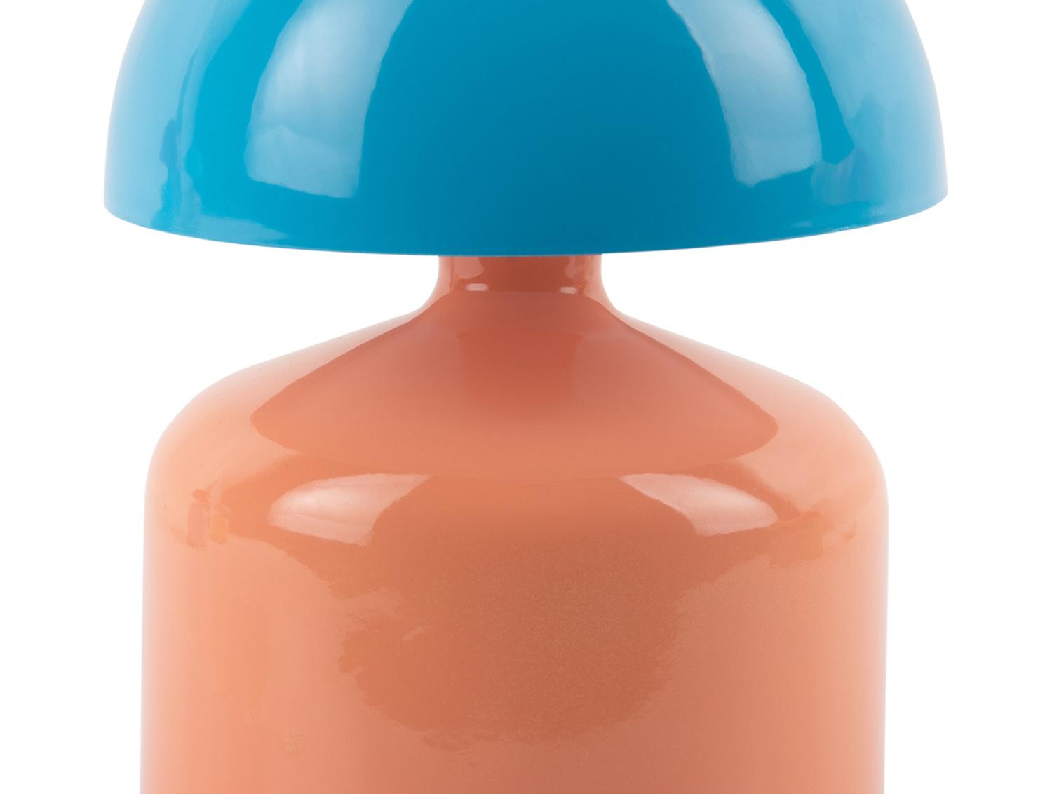 Leitmotiv - Tafellamp Funky Impetu LED - Peach orange & aqua blue