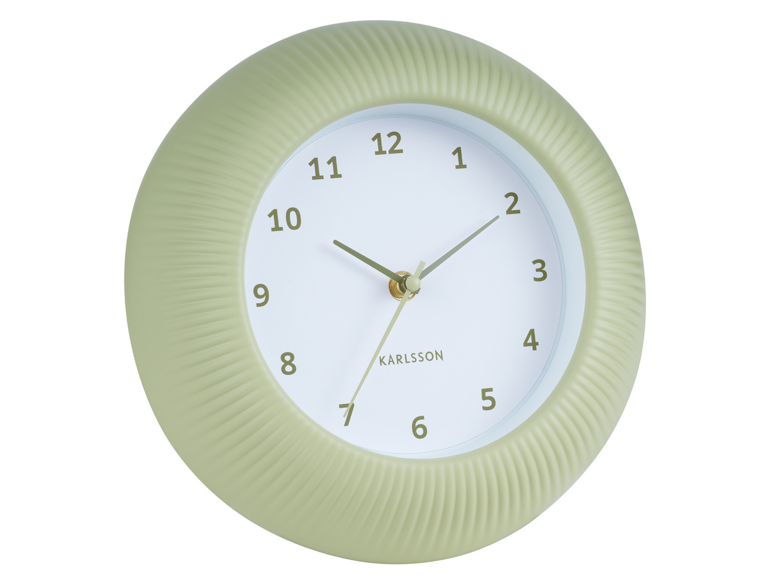 Karlsson - Wandklok Tender Rib - Tea green- Ø25cm