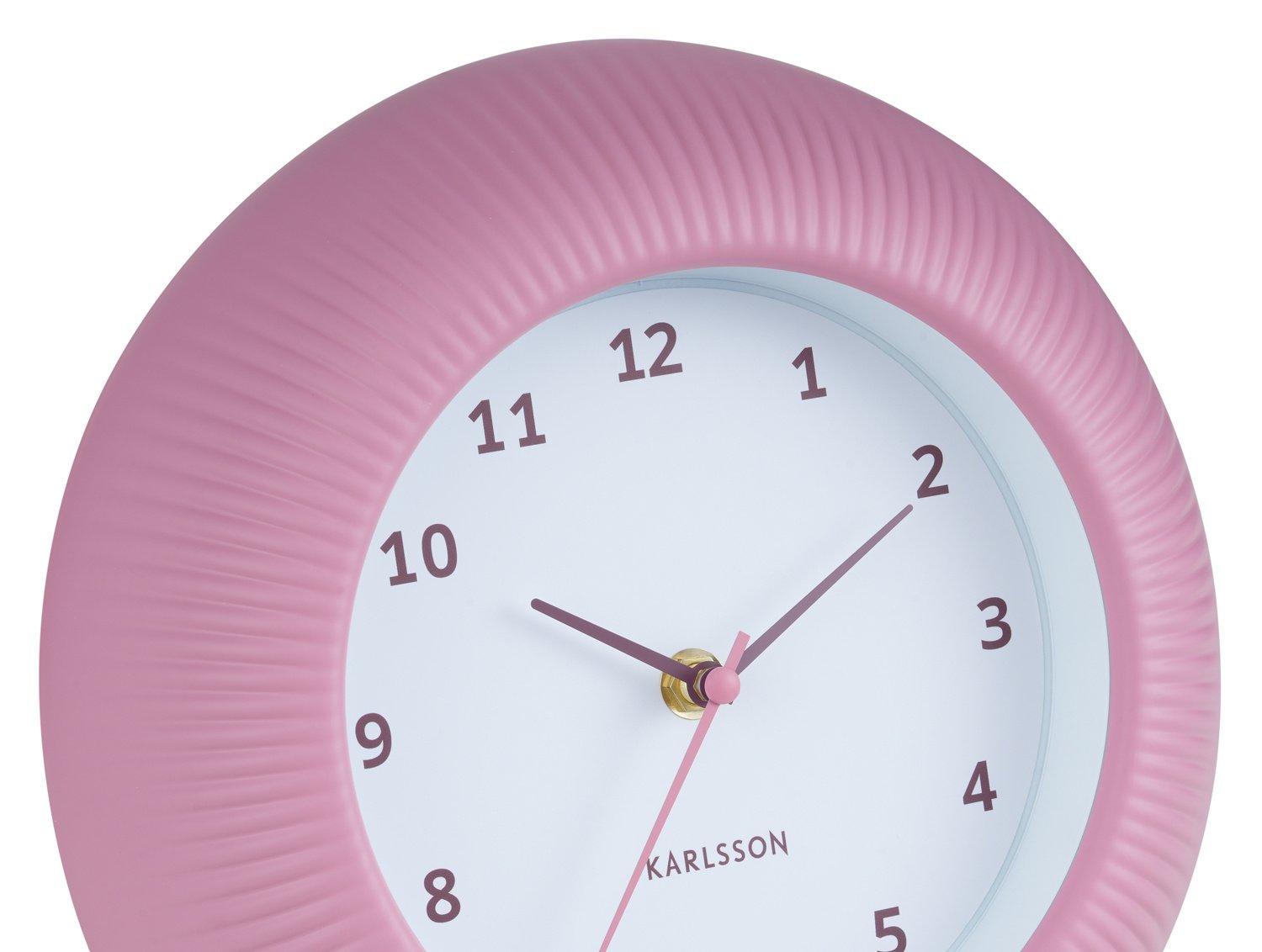 Karlsson - Wandklok Tender Rib - Rose tan- Ø25cm