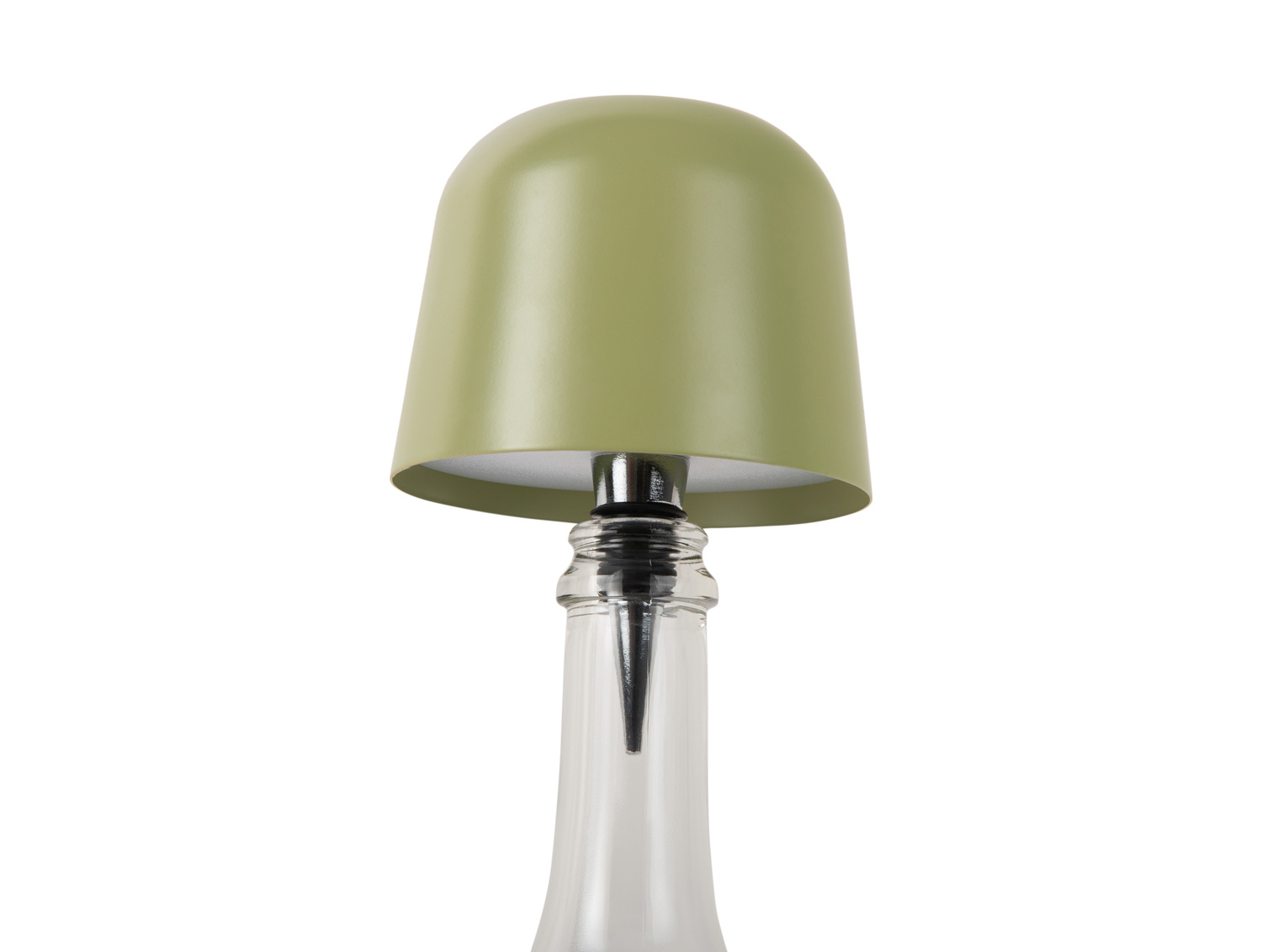 Leitmotiv - Bottle Lamp Cone Hat LED - Tea green