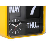 Karlsson - Wandklok Mini Flip - Geel