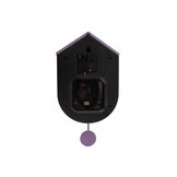 Karlsson - Wandklok Grato Cuckoo - Dark mauve & soft lavender