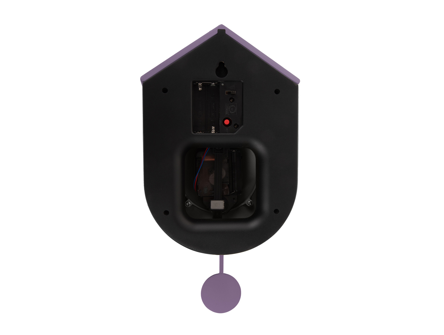 Karlsson - Wandklok Grato Cuckoo - Dark mauve & soft lavender