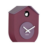 Karlsson - Wandklok Grato Cuckoo - Dark mauve & soft lavender