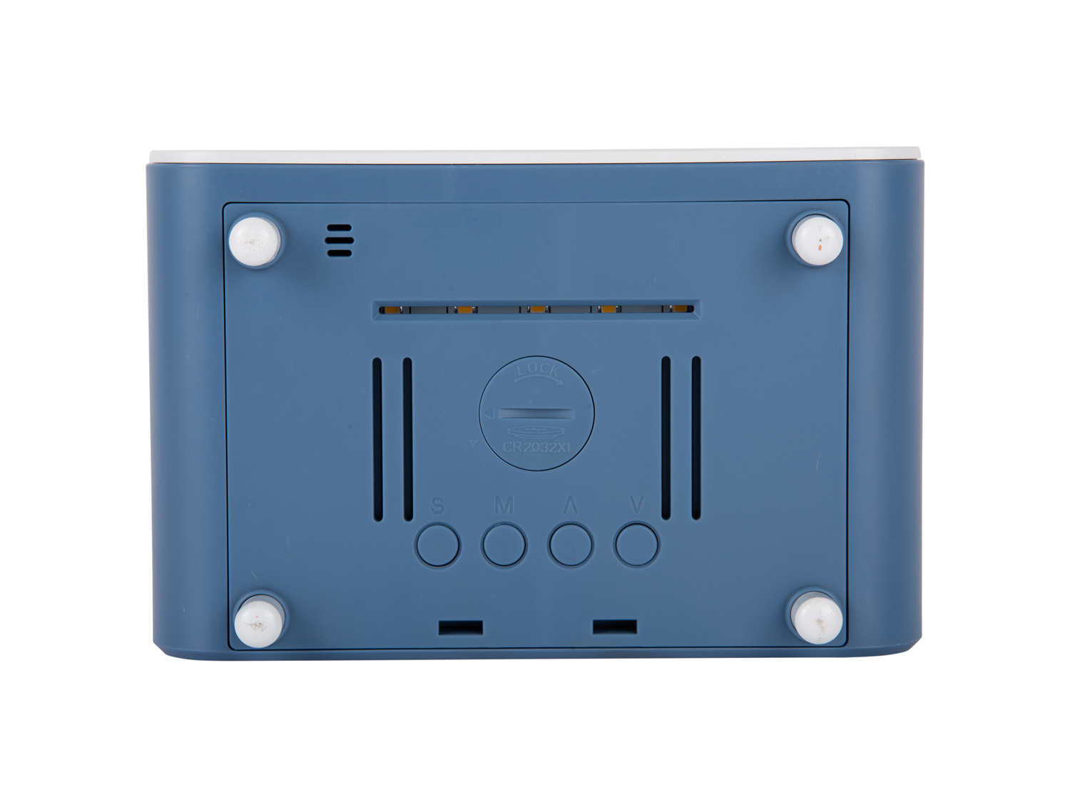 Karlsson - Wekker Chunky LED w. Phone Charger - Classic blue