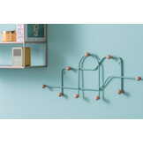 Present Time - Coat Rack Maze - Turquoise blue