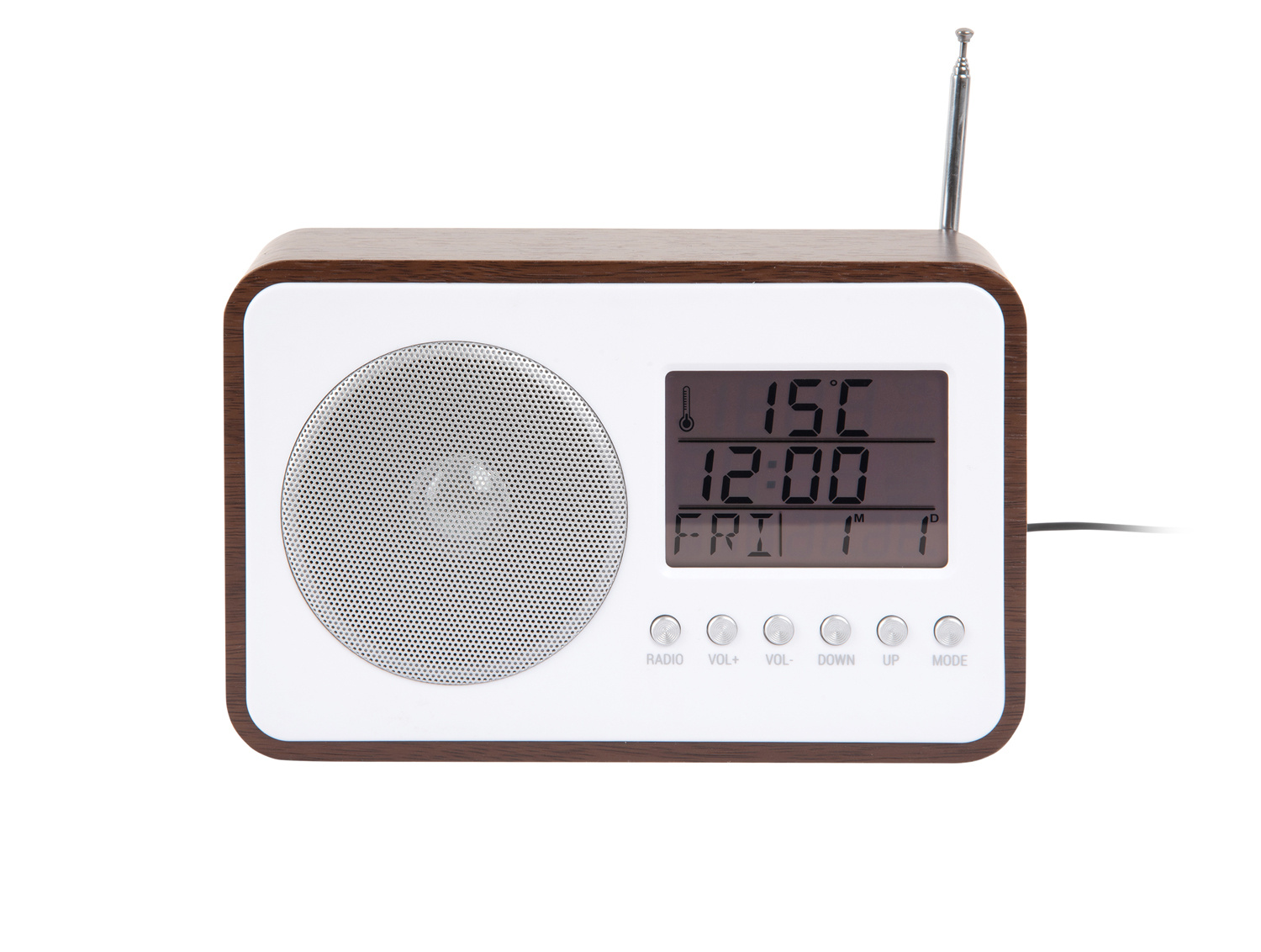 Karlsson - Wekker FM Radio - Donker hout