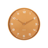 Karlsson - Wandklok Orgullo - Okergeel- Ø40cm