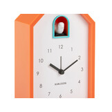 Karlsson - Wekker Modern Cuckoo - Helderoranje